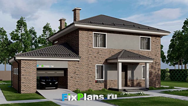 Двухэтажный дом F-3797